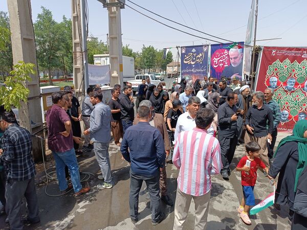 برگزاری پیاده‌روی جاماندگان اربعین حسینی در دهگلان با حضور پرشور مردم