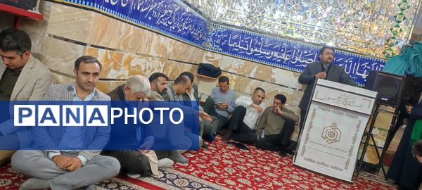 آیین غبارروبی مزار امامزاده حمزه رضا(ع) و همایش روز خبرنگار در شهر زیارت شهرستان شیروان