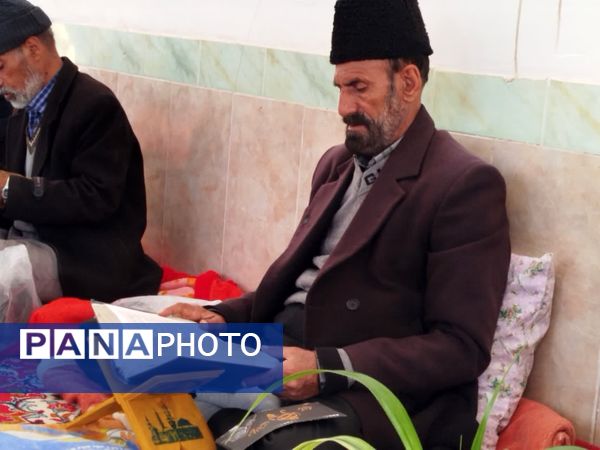 مراسم چراغ برات در قبرستان روستای فدافن