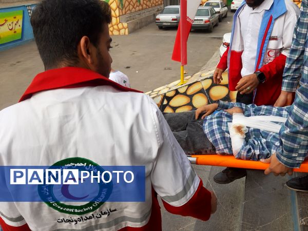 مانور زلزله و ایمنی در مدارس شهرستان ورامین 