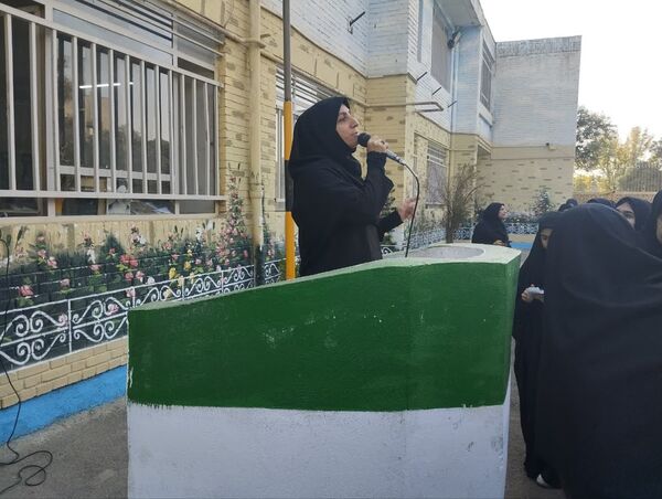 آیین بازگشایی مدارس در مدرسه ازرم مشهد 