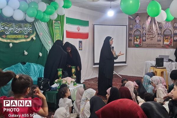 جشن عید غدیر در مسجد علی‌بن موسی‌الرضا خاورشهر 