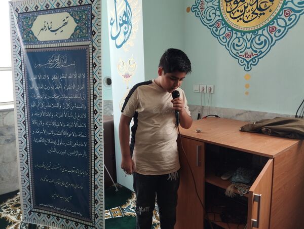 موکب دبیرستان ناصر در آموزش  و پرورش ناحیه ۷