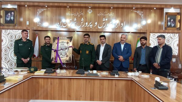 انتصاب فرمانده حوزه بسیج دانش‌آموزی حضرت ثارالله(ع) شهرستان بن 