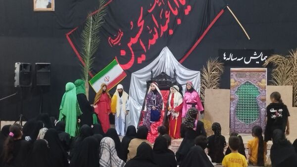 عزاداری و تعزیه خوانی خرابه شام در شهرستان خلیل آباد 