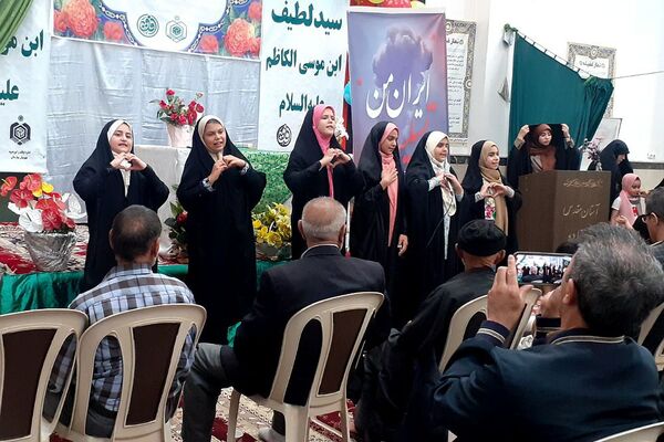 برگزاری جشن به مناسبت ولادت حضرت معصومه(س) در امام زاده لطیف نسیم‌شهر