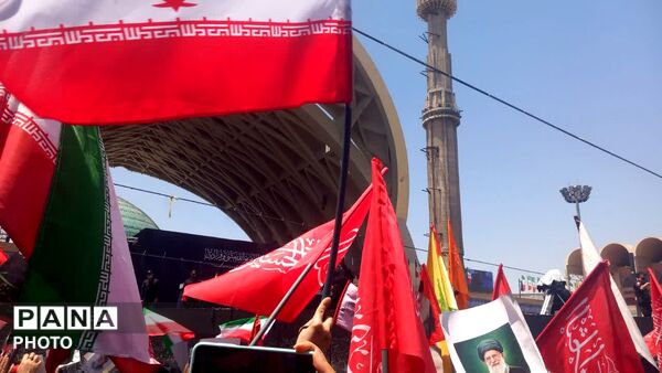 وداع با رهبر شهید در مصلای تهران