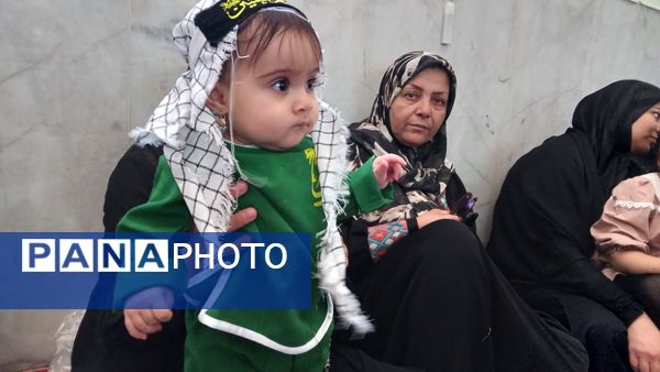 مراسم شیرخوارگان حسینی در حسینیه ولیعصر زرقان 