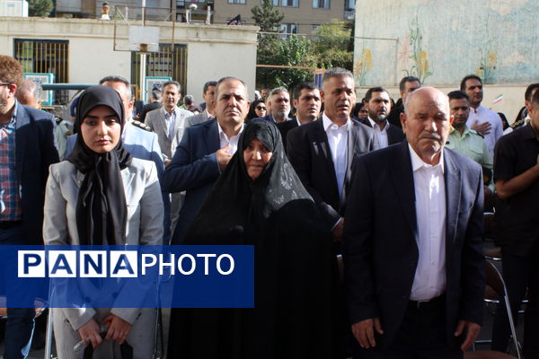 آیین خشت‌گذاری دبستان شهید خداقلی