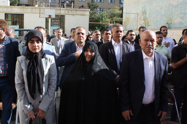 آیین خشت‌گذاری دبستان شهید خداقلی