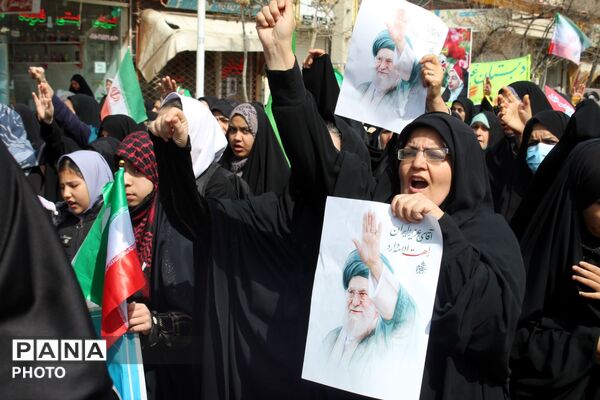 مردم فاروج باری دیگر در روز قدس حماسه آفریدند 