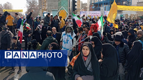 راهپیمایی ۲۲ بهمن ماه در شهر مشهد مقدس