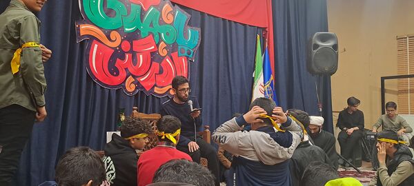  هیات هفتگی دانش‌آموزی انصار المهدی در نیشابور 