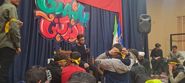  هیات هفتگی دانش‌آموزی انصار المهدی در نیشابور 