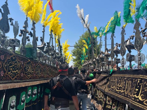 مردم دیار نور در سوگ عاشورای حسین