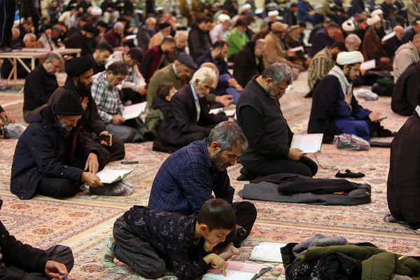 مراسم عزاداری سالروز شهادت امام هادی(ع) در حرم حضرت معصومه(س)