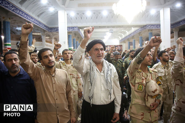 وداع با پیکر مطهر شهید عباس آقایی در قم