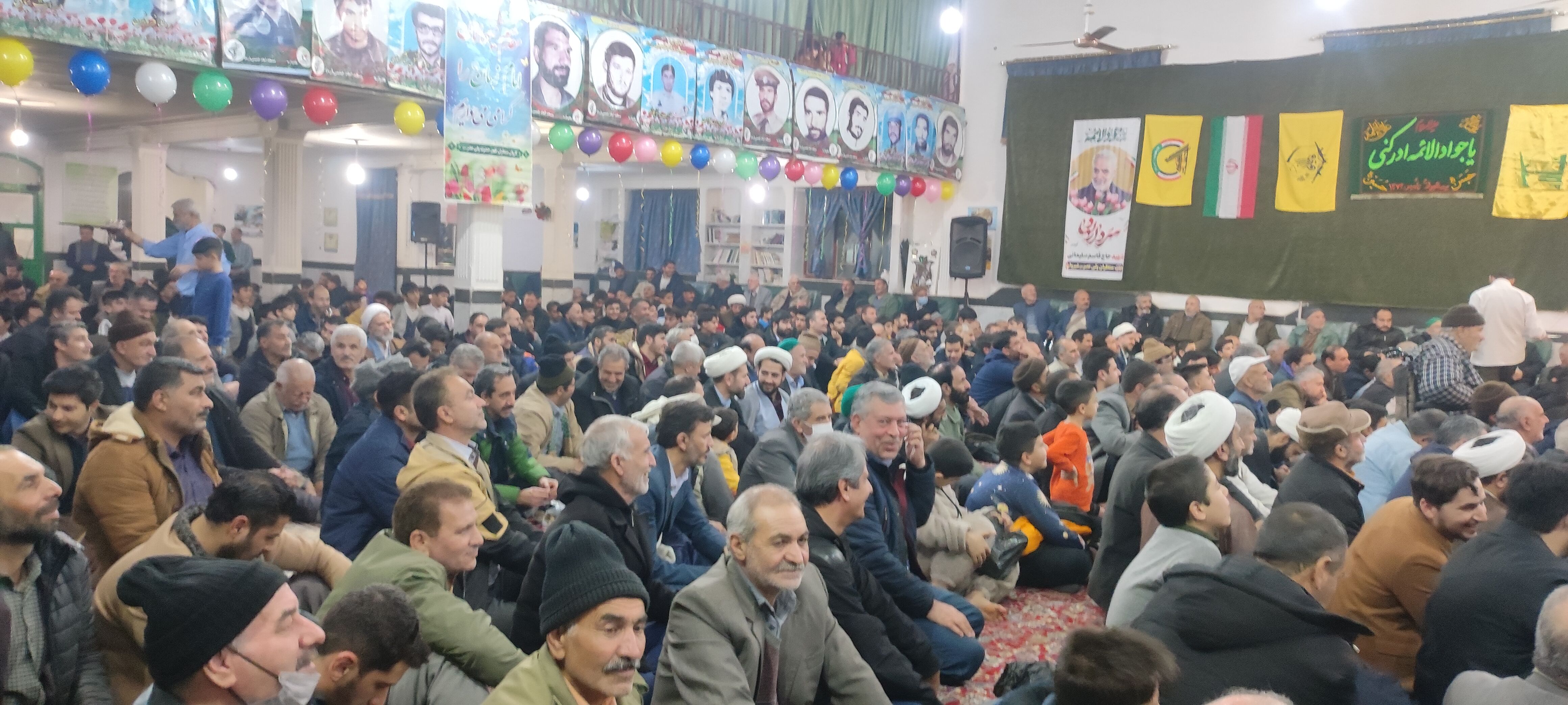 جشن بزرگ ولادت امام جواد (ع) در سالگرد عملیات کربلای پنج در بیت الجواد شیروان