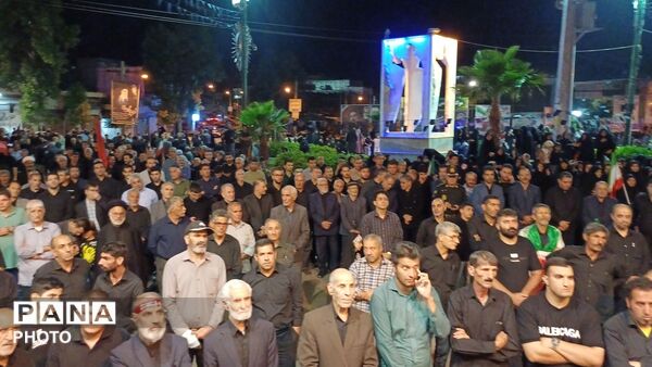 تجدید بیعت مردم کوهدشت با آرمان‌های حسینی در میدان امام خمینی (ره)
