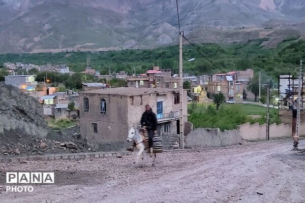 حال و هوای شهر بار بعد از بارش زیبای باران 