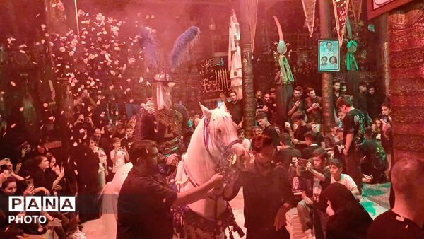 مراسم یادبود حضرت قاسم بن الحسن (ع) در تکیه ششناو شهرستان تفرش 