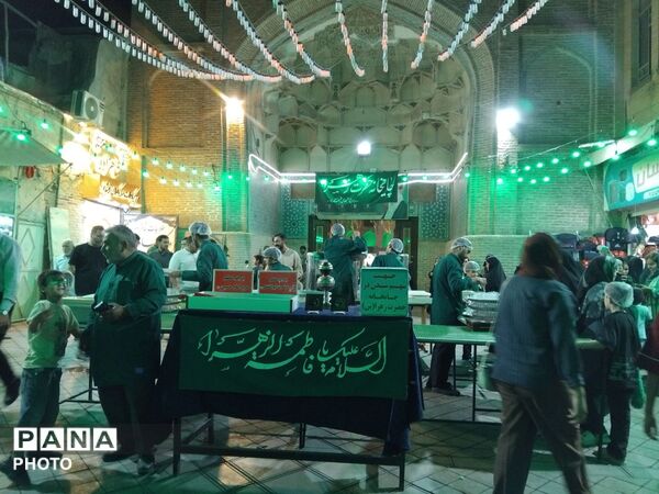 فعالیت چایخانه حضرت زهرا(س) در قاب پانا 
