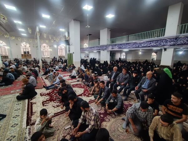 مراسم دعای عرفه در شهر درق