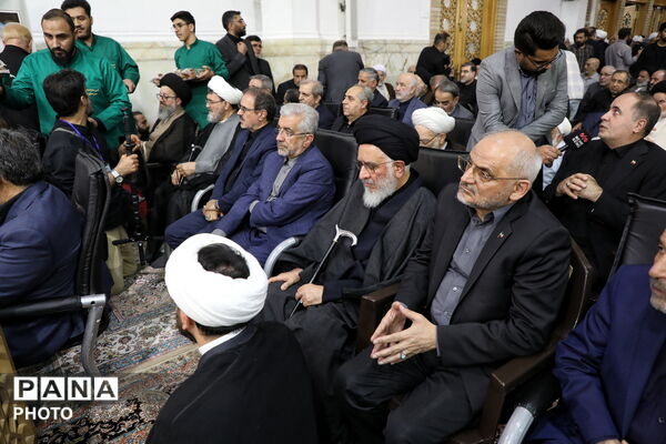 مراسم چهلمین روز شهادت «علی لاریجانی» در قم