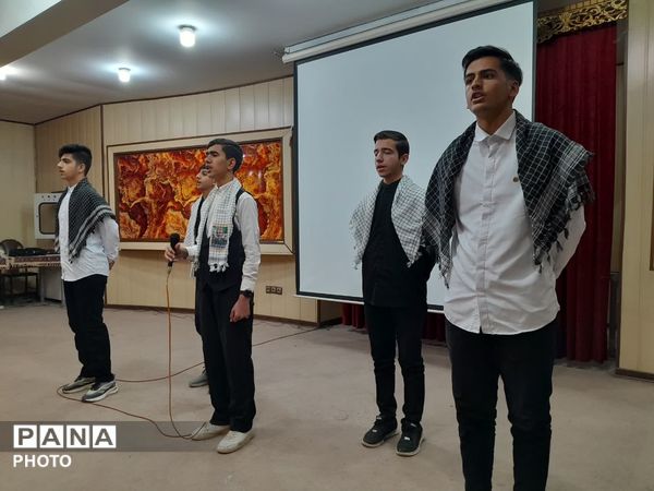 جشنواره سرود منطقه میمه؛ نمایش همدلی و شور دانش‌آموزی در خانه معلم