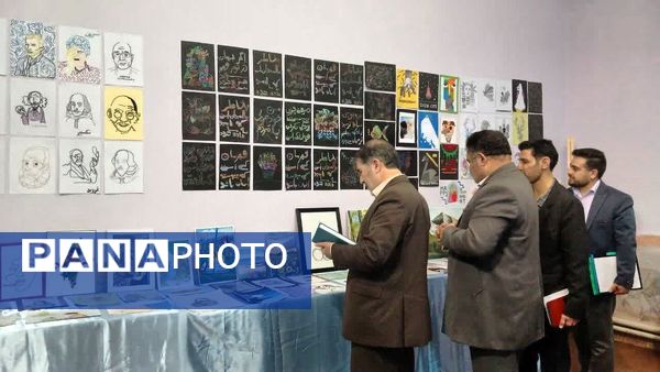 برگزاری نمایشگاه هفته هنرهای مدرسه (ماها) در آموزشگاه نمونه دولتی فدک فاروج