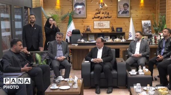 دیدار رئیس و اعضای هیات رئیسه فدراسیون دوومیدانی با استاندار گلستان