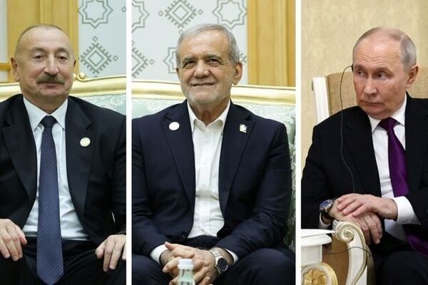 تاکید بر تقویت تعاملات خزر درنشست ایران، روسیه و آذربایجان