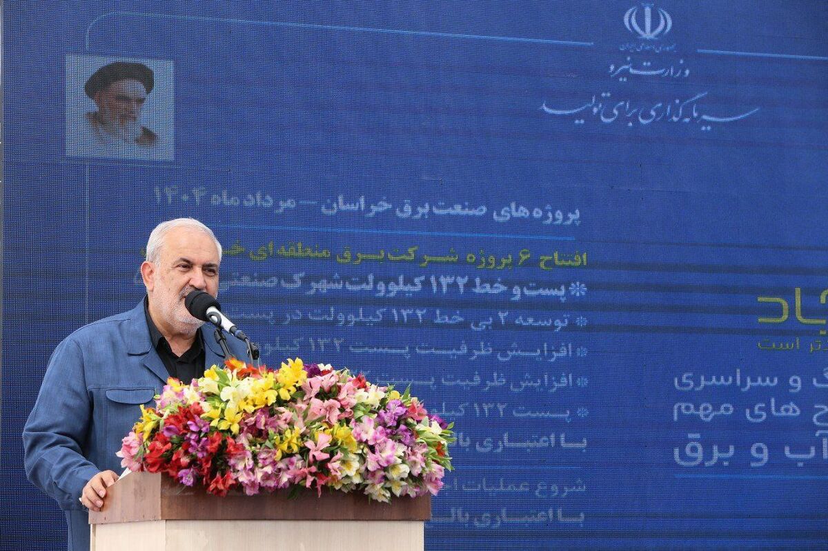 بهره‌برداری و آغاز عملیات اجرایی طرح‌های انرژی کشور به ارزش ۷۰۰ همت تا پایان سال
