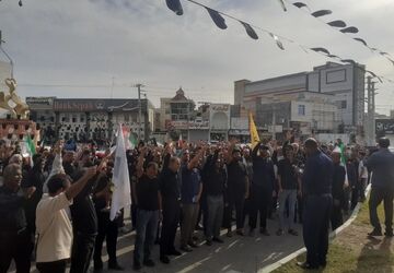بیعت مردم میناب با رهبر سوم ایران اسلامی