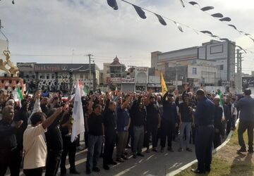 بیعت مردم میناب با رهبر سوم ایران اسلامی