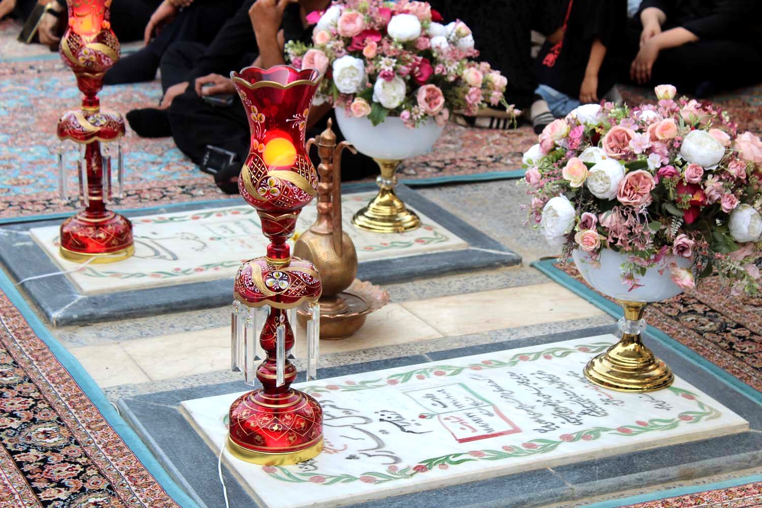مراسم سالگرد شهیدان شاکری، پرتویان و سلگی در مسجد جمکران