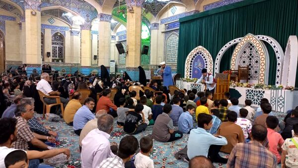 اختتامیه جشنواره تولید محتوا نماز و مسابقه عطر انتظار در امامزاده سیدجعفر یزد