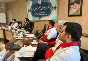 برگزاری جلسه هماهنگی برنامه‌های دهه فجر در سازمان جوانان جمعیت هلال‌احمر
