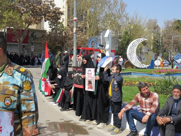 راهپیمایی روز قدس در شهرستان بجنورد 