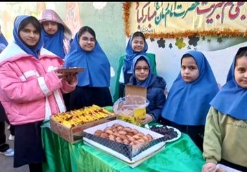 جشن نیمه شعبان در دبستان کوثر رودهن 