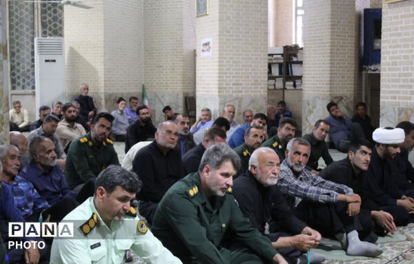 میدان جمهوری اسلامی شهرستان خاتم در سوگ امام حسن عسکری (ع)