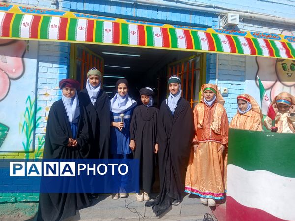 جشن نیمه شعبان در مدرسه دخترانه بنت الهدی صدر۲ 