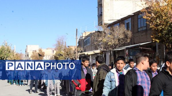 دسته عزاداری نوگلان فاطمی در شهرستان بن 