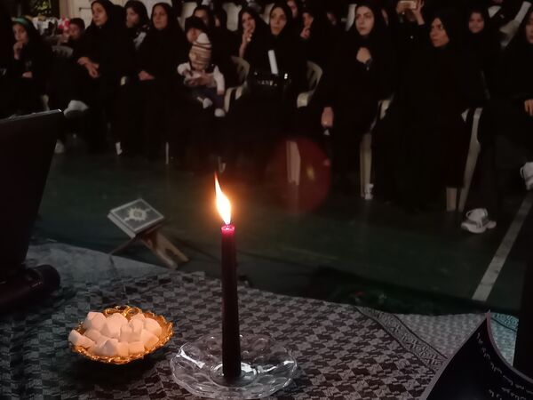 عزاداری دختران ورزشکاران شهر جعفریه به‌مناسبت شهادت حضرت فاطمه زهرا(س) 