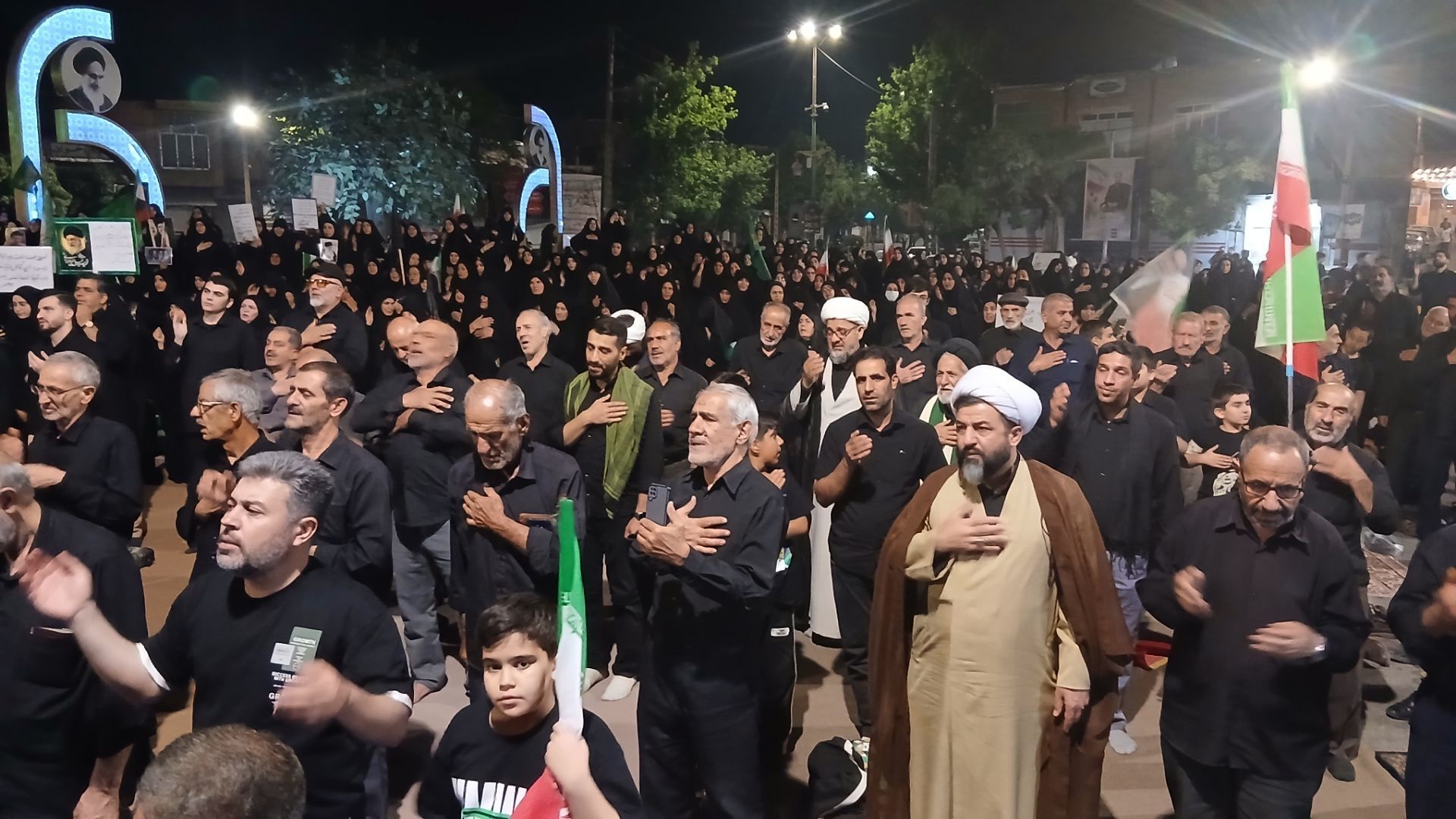  عزاداری پرشور در ایام سوگ حسینی در تویسرکان
