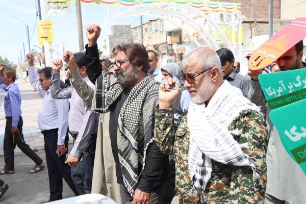 راهپیمایی روز قدس در قلعه‌گنج