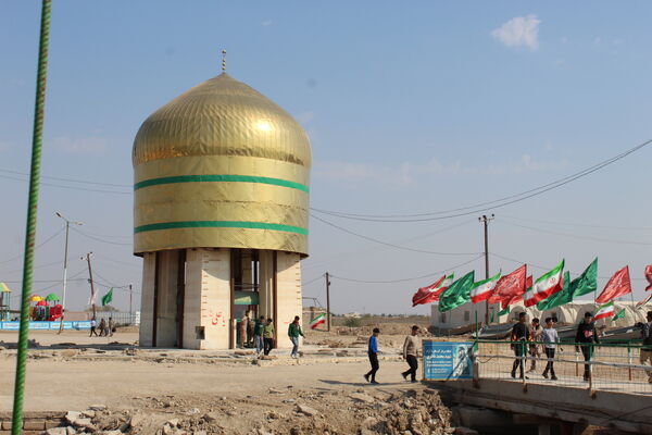 بازدید کاروان راهیان نور خراسان شمالی از یادمان اروند رود 