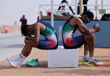 ملی‌پوشان ایران مدال دو اتلون ریاض را از دست دادند