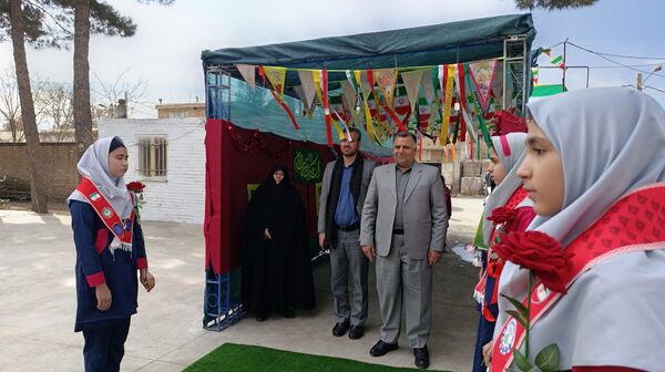 افتتاحیه آموزشگاه ۱۲ کلاسه‌ یاسمن خاکباز ۲ شهرستان نیشابور