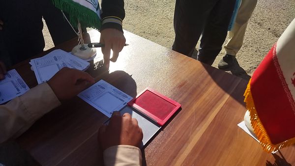 انتخابات شورای دانش آموزی در دبیرستان شاهد ابوذر غفاری نیشابور 